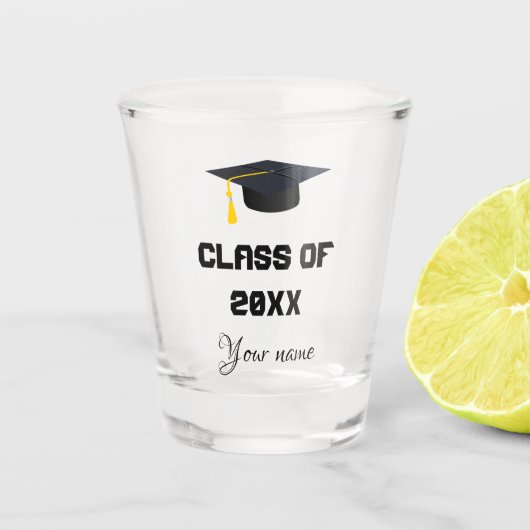 Afstuderen Shot Glas (Voorkant)