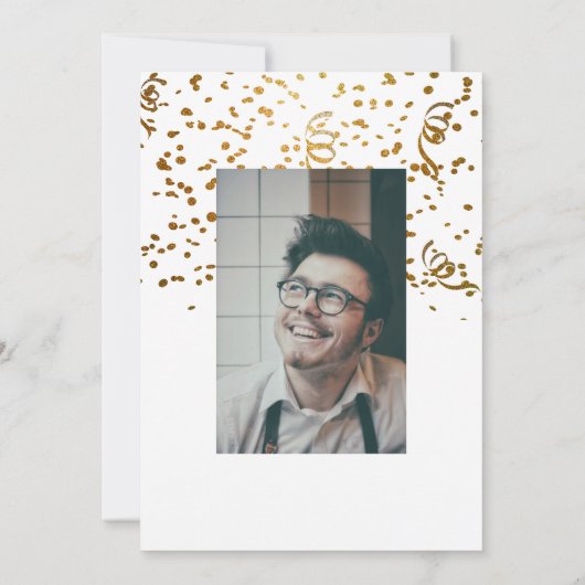 Afstuderen Silhouette met diploma's en Confetti Kaart (Achterkant)