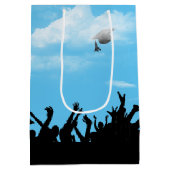 Afstuderen Silhouette met Sky Medium Cadeauzakje (Achterkant)