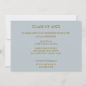 Afstuderen Silver Gefeliciteerd met het Afstuderen Kaart (Achterkant)