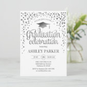 Afstuderen - Silver White Kaart (Staand voorkant)