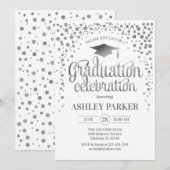 Afstuderen - Silver White Kaart (Voorkant / Achterkant)