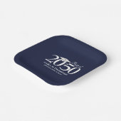 Afstuderen Simple Moderne Mortarboard Papieren Bordje (Gebogen)