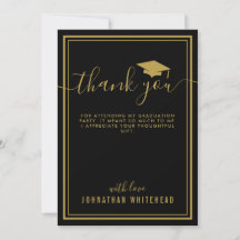 Afstuderen Simple Photo Black