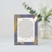 Afstuderen Sleutel tot de Toekomstige DESIDERATA Aankondigingskaart (Staand voorkant)