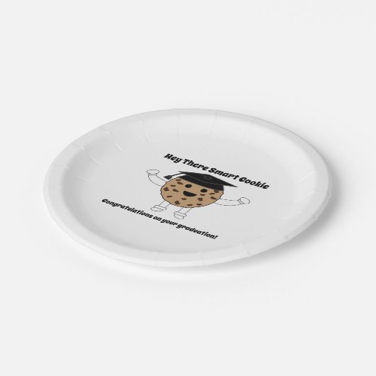 Afstuderen Smart Cookie Funny Papieren Bordje (Gekanteld)