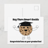 Afstuderen Smart Cookie Funny personaliseren Briefkaart (Voorkant / Achterkant)