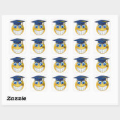 Afstuderen Smile Gezicht Sticker (Vel)