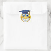 Afstuderen Smile Gezicht Sticker (Tas)