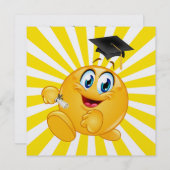 Afstuderen SMILE Invitation - SRF Kaart (Voorkant / Achterkant)