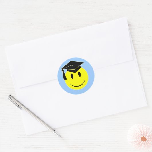 Afstuderen Smile Sticker (Envelop)