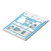 Afstuderen Snoep Bar Wrapper Party Favor Cadeft Notitieblok (Linkerzijde)