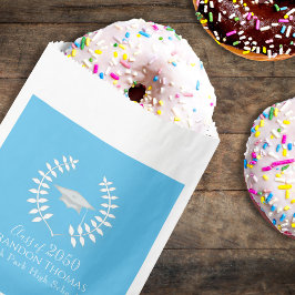 Afstuderen Snoep Favorieten Classic Carolina Blue Bedankzakje