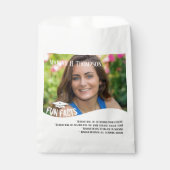 Afstuderen Snoep gunsten eenvoudige foto leuke fei Bedankzakje (Voorkant)