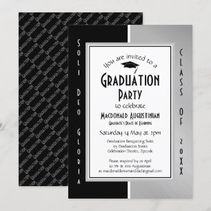 AFSTUDEREN Soli Deo Gloria Black Silver Grey Kaart