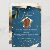 Afstuderen Son I Blue Aankondiging (Voorkant / Achterkant)