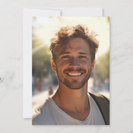 Afstuderen Son I Grey Aankondiging (Achterkant)