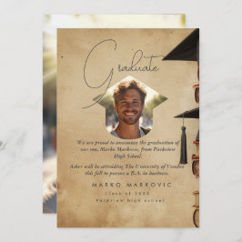 Afstuderen Son I Rustiek Aankondiging