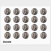 Afstuderen Sophisticate Dank u Foto Ronde Sticker (Vel)