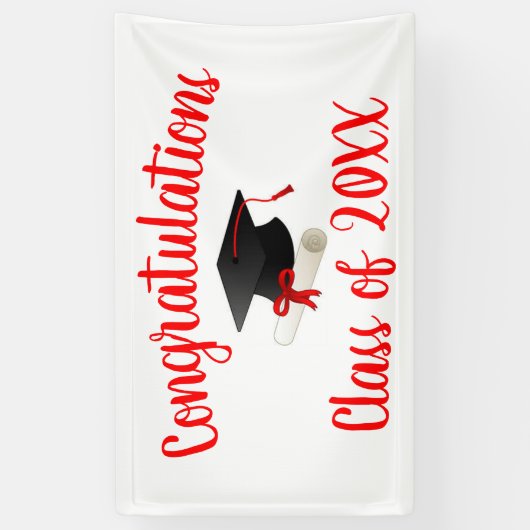 Afstuderen Spandoek (Verticaal)