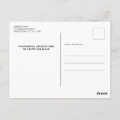 Afstuderen sparen de Datum Modern Afstuderen 3 Fot Briefkaart (Achterkant)