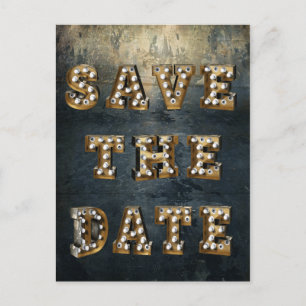 Afstuderen sparen de lichte brieven van het Theate Aankondigingskaart