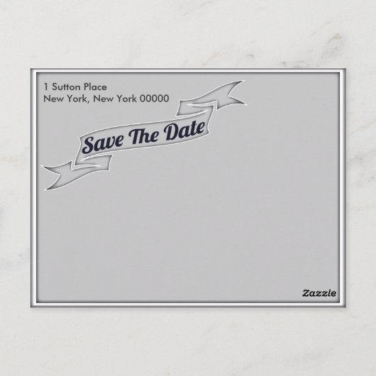 Afstuderen sparen het Briefkaart van de Datum (Achterkant)