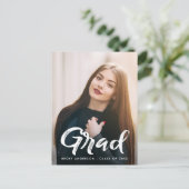 afstuderen sparen het datumbriefkaart briefkaart (Staand voorkant)