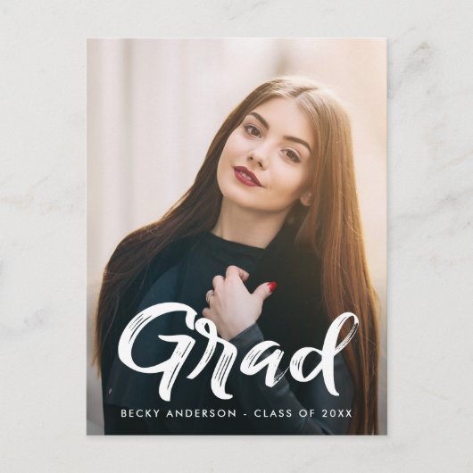 afstuderen sparen het datumbriefkaart briefkaart (Voorkant)