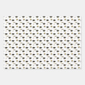 Afstuderen Sparkle Set 3 Inpakpapier Vel (Voorkant)