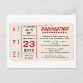 Afstuderen Sportsterkaartje, rood Kaart