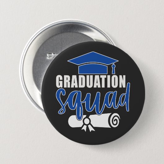 Afstuderen Squad 2023 Afstuderen Ronde Button 7,6 Cm (Voorkant /achterkant)