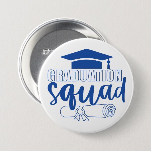 Afstuderen Squad 2023 Afstuderen Ronde Button 7,6 Cm (Voorkant /achterkant)