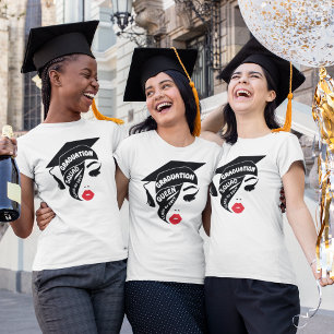 Afstuderen Squad Custom Family Graduation Party Tri-Blend Shirt
