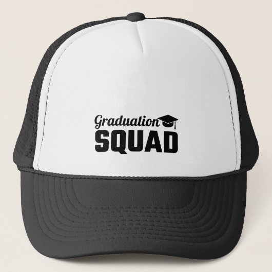 Afstuderen Squad T-Shirt Trucker Pet (Voorkant)