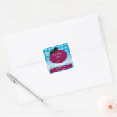 Afstuderen Square Sticker (Envelop)