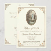 Afstuderen St. Bernadette en Lady of Lourdes Kaart (Voorkant / Achterkant)