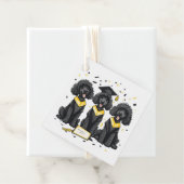 Afstuderen Standaard Poedelhonden Bedankjes Labels (In situ)