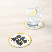 Afstuderen Standaard Poedelhonden Kartonnen Onderzetters (Insitu)