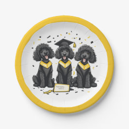 Afstuderen Standaard Poedelhonden Papieren Bordje