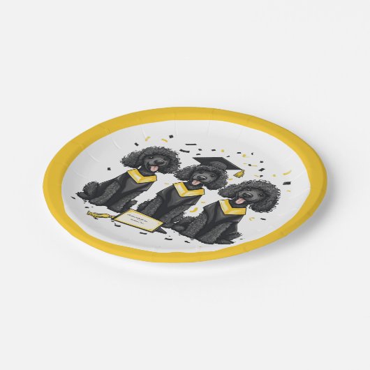 Afstuderen Standaard Poedelhonden Papieren Bordje (Gekanteld)