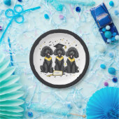 Afstuderen Standaard Poedelhonden Papieren Bordje (Feest)