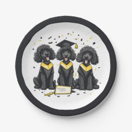 Afstuderen Standaard Poedelhonden Papieren Bordje