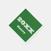 Afstuderen Start Aangepersonaliseerd Napkins Servet (Hoek)