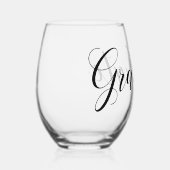 Afstuderen Stemless wijnglas Zonder Voet (Rechts)