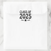 Afstuderen Sterklasse van 2025 Vierkante Sticker (Tas)