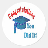 Afstuderen Sticker (Voorkant)
