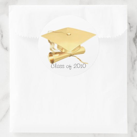 Afstuderen Sticker (Tas)