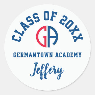 Afstuderen Stickers Germantown Academy, Custom