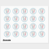 Afstuderen Stickers - Schattige Stick Figuur Jonge (Vel)
